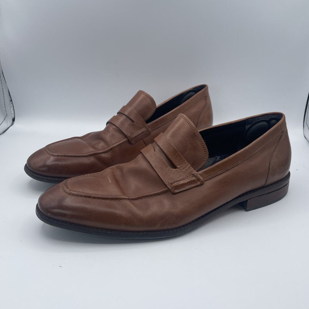 Cole Haan‎ Penny Loafers Men’s Size 13M Warner Grand British Tan C29038